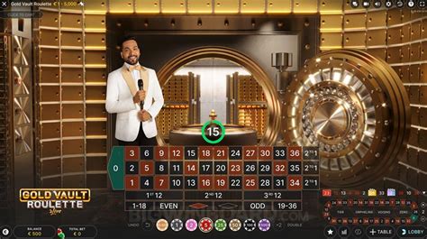 Gold Vault Roulette Live .